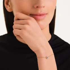 Rosefield Crystal Letter G Bracelet Online