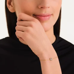 Rosefield Crystal Letter H Bracelet Hot