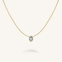Rosefield Crystal Letter O Necklace Sale