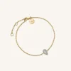 Rosefield Crystal Letter Q Bracelet Clearance