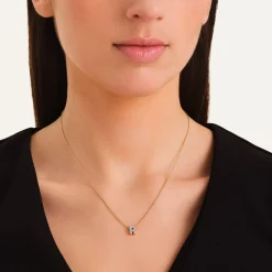 Rosefield Crystal Letter R Necklace New