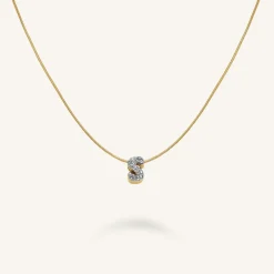 Rosefield Crystal Letter S Necklace New