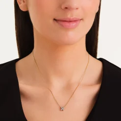 Rosefield Crystal Letter X Necklace New