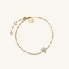 Rosefield Crystal Letter Y Bracelet Hot