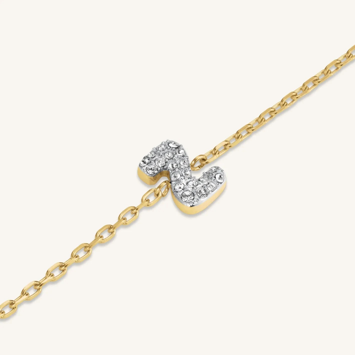 Rosefield Crystal Letter Z Bracelet Online