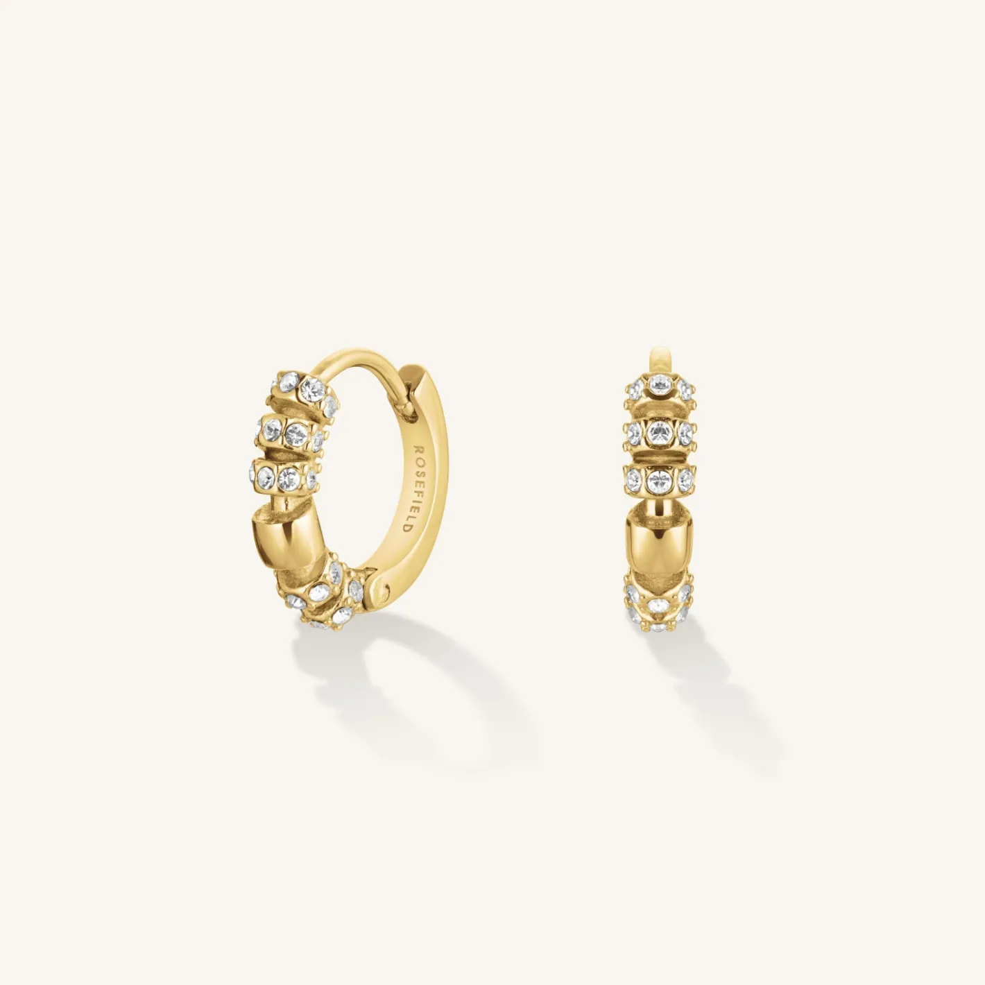 Rosefield Crystal Loop Huggies Outlet