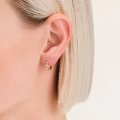 Rosefield Crystal Loop Huggies Outlet