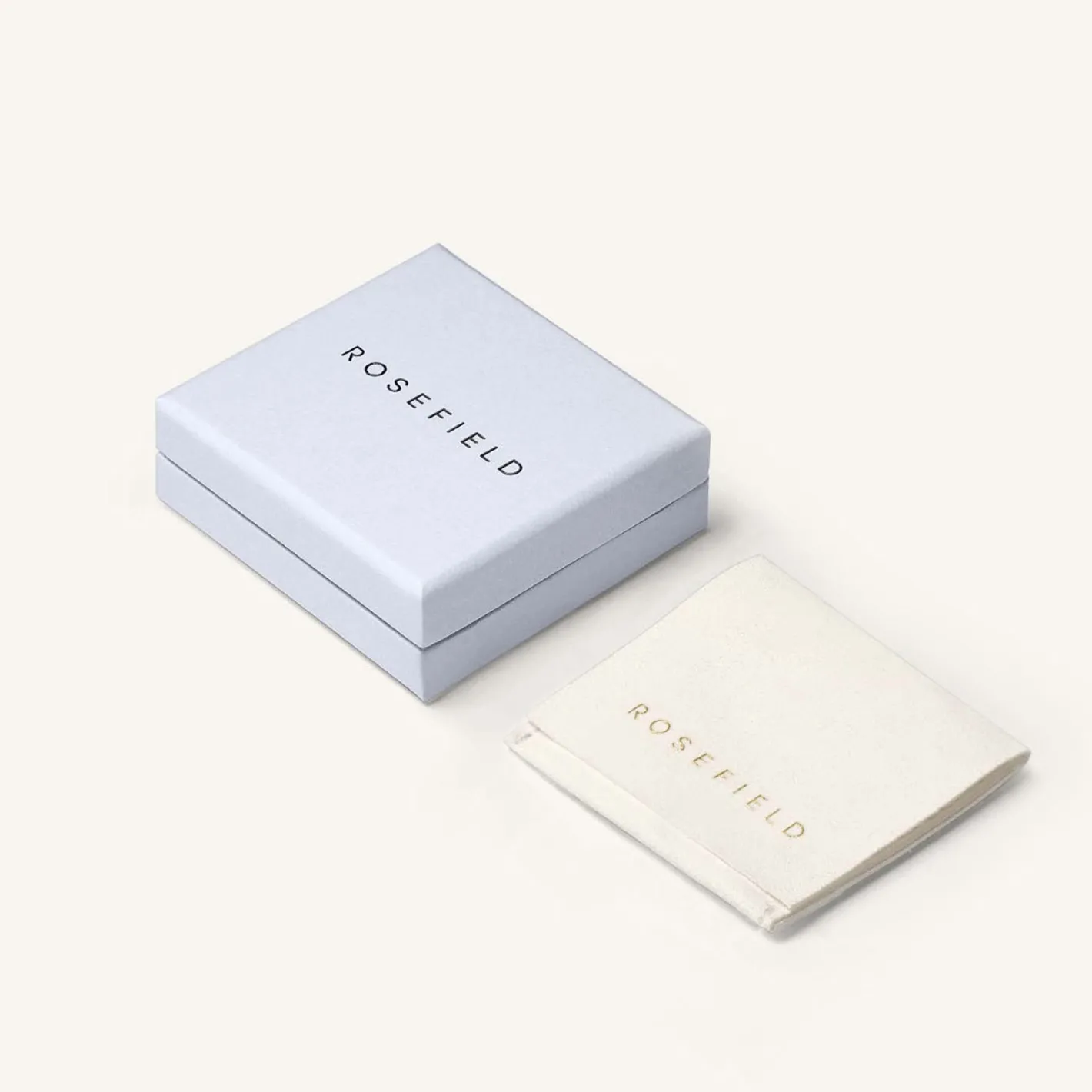 Rosefield Double Heart Earrings Clearance