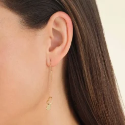 Rosefield Double Heart Earrings Clearance