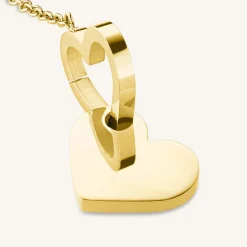 Rosefield Double Heart Earrings Clearance