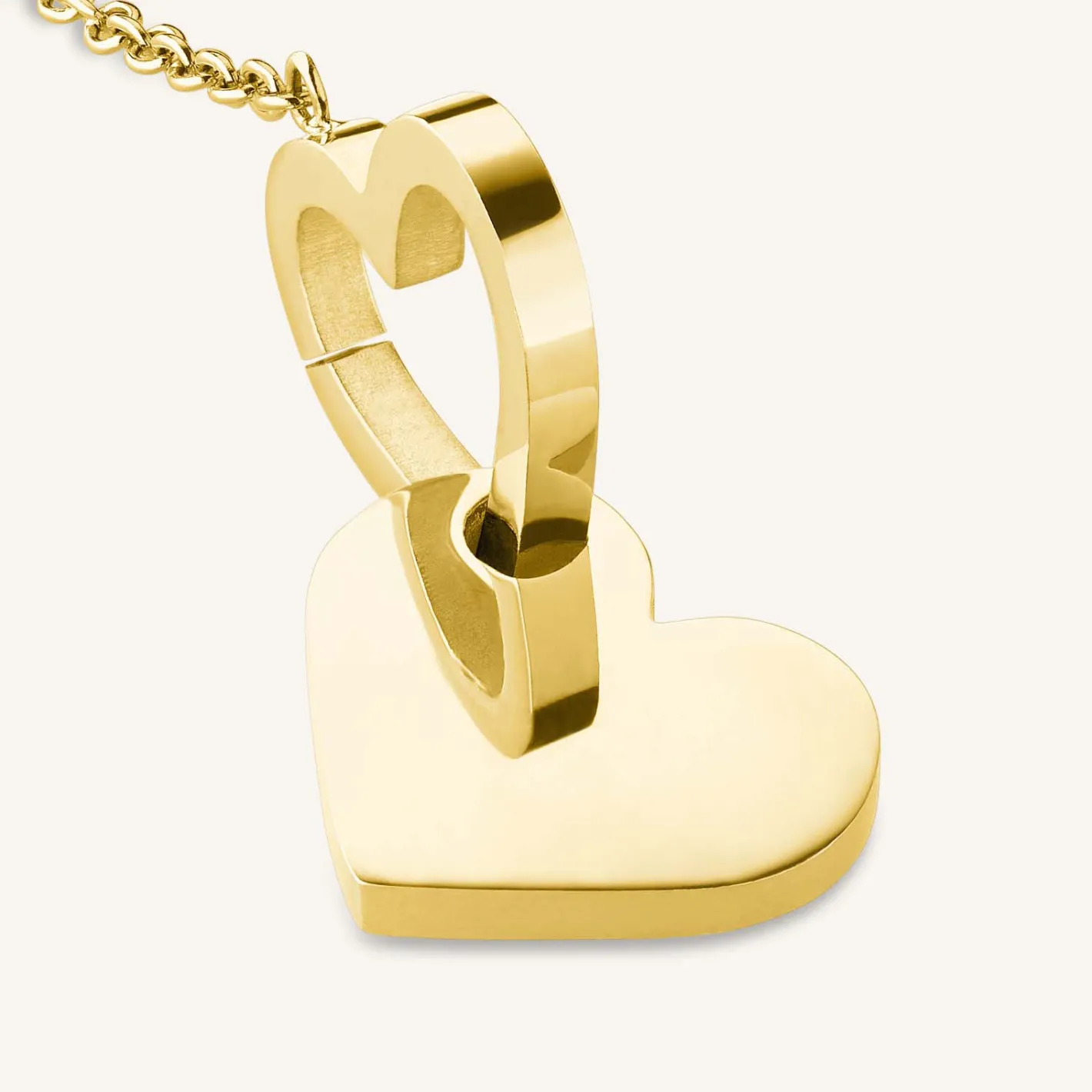 Rosefield Double Heart Earrings Clearance