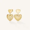 Rosefield Double Heart Earrings Online