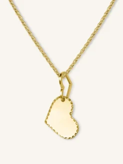 Rosefield Duo Heart Necklace Outlet