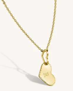 Rosefield Duo Heart Necklace Outlet