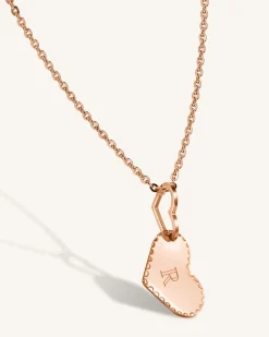 Rosefield Duo Heart Necklace Outlet