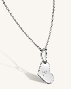 Rosefield Duo Heart Necklace Outlet