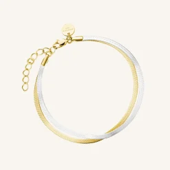 Rosefield Duo Snake Bracelet Online