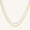 Rosefield Duo Snake Necklace Fashion