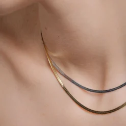 Rosefield Duo Snake Necklace Fashion