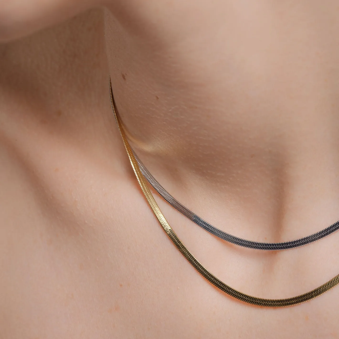 Rosefield Duo Snake Necklace Fashion