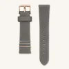 Rosefield Elephant Grey Rose gold Strap Outlet