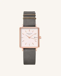Rosefield Elephant Grey Rose gold Strap Outlet
