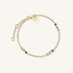 Rosefield Emerald Dotted Bracelet Clearance