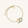 Rosefield Emerald Duo Bracelet Online