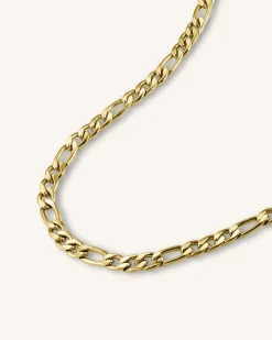 Rosefield Figaro Necklace Gold Clearance