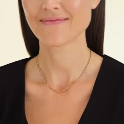 Rosefield Figaro Necklace Gold Clearance