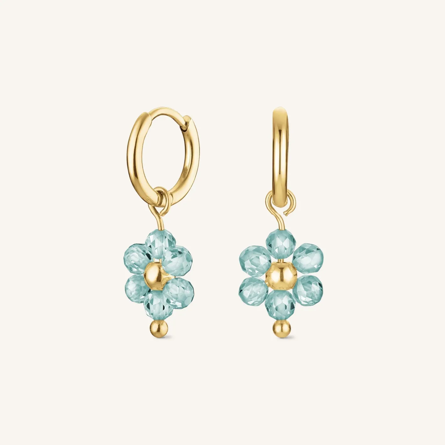 Rosefield Flower Hoop Blue Clearance