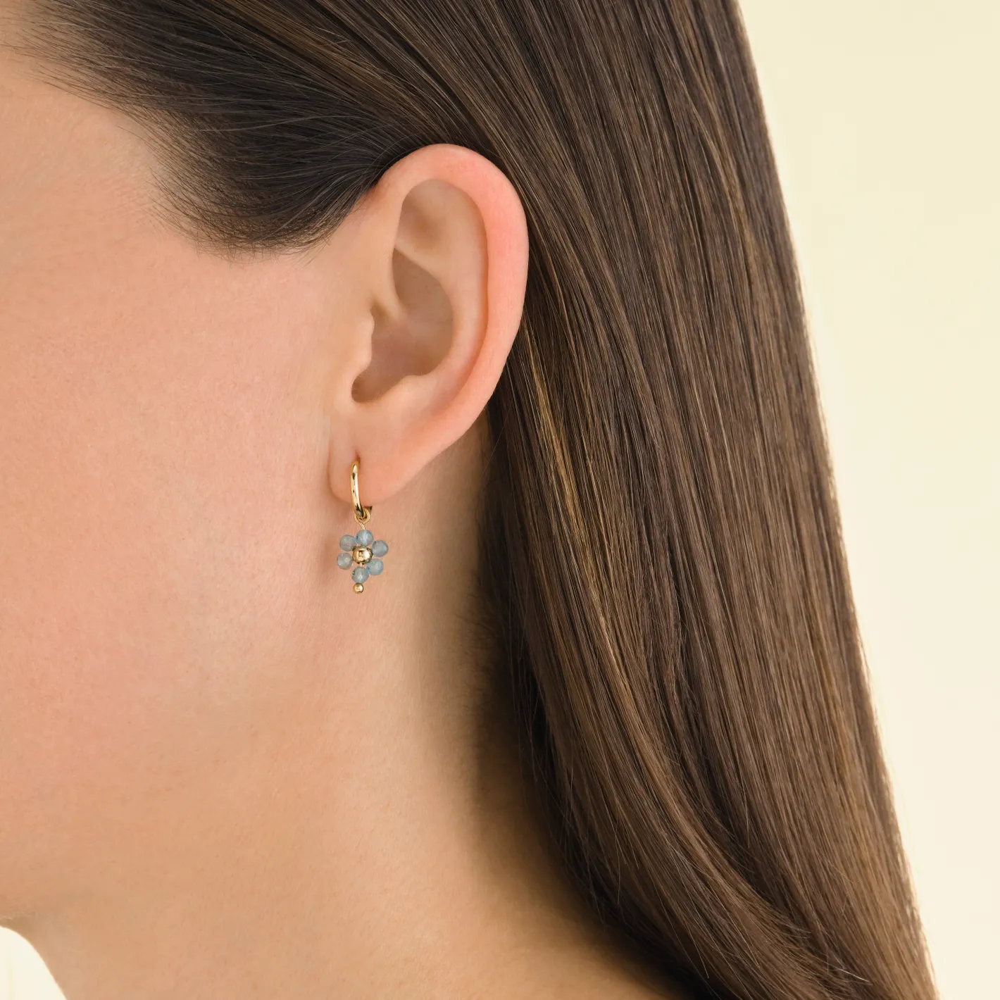 Rosefield Flower Hoop Blue Clearance