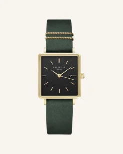 Rosefield Forest Green Gold Strap Clearance