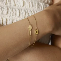 Rosefield Friendship Bracelet Set Oval Gold Online