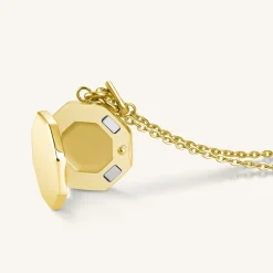 Rosefield Geo Locket Gold Discount