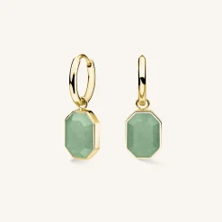 Rosefield Geometric Gemstone Earrings Outlet