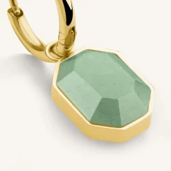 Rosefield Geometric Gemstone Earrings Outlet