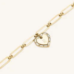 Rosefield Heart Baguette Necklace Discount
