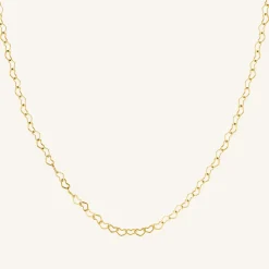Rosefield Heart Chain Necklace Fashion