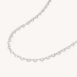 Rosefield Heart Chain Necklace Fashion