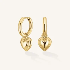 Rosefield Heart Pendant Earrings Outlet