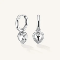 Rosefield Heart Pendant Earrings Outlet