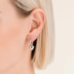 Rosefield Heart Pendant Earrings Outlet