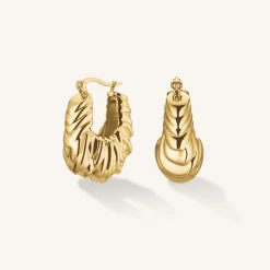 Rosefield Knotted Hoops Clearance