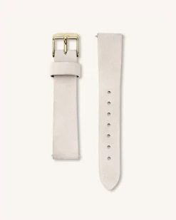 Rosefield Light Grey Nubuck Gold Strap Discount