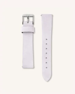 Rosefield Lilac Nubuck Silver Strap Hot