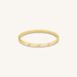 Rosefield Lines Crystals Bangle Hot