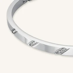 Rosefield Lines Crystals Bangle Hot