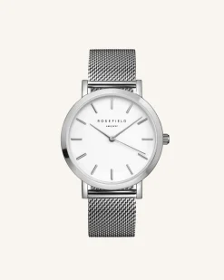 Rosefield Mercer Silver Mesh Sale