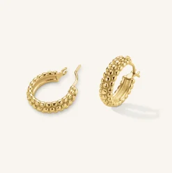 Rosefield Mini Bubble Hoops Discount